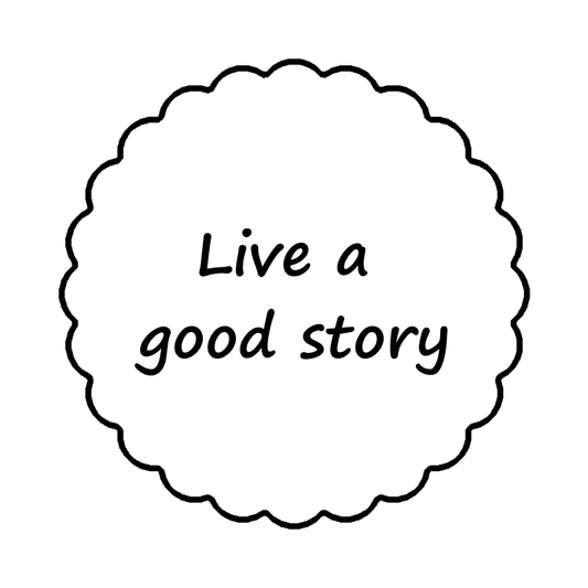 Modla sa natpisom- Live a good story