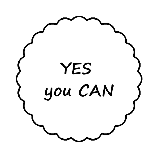 Modla sa natpisom- Yes you can