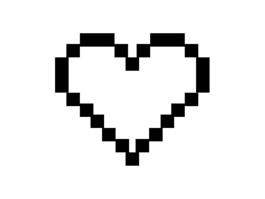 Pikselirano srce 1 - moodla.eu
